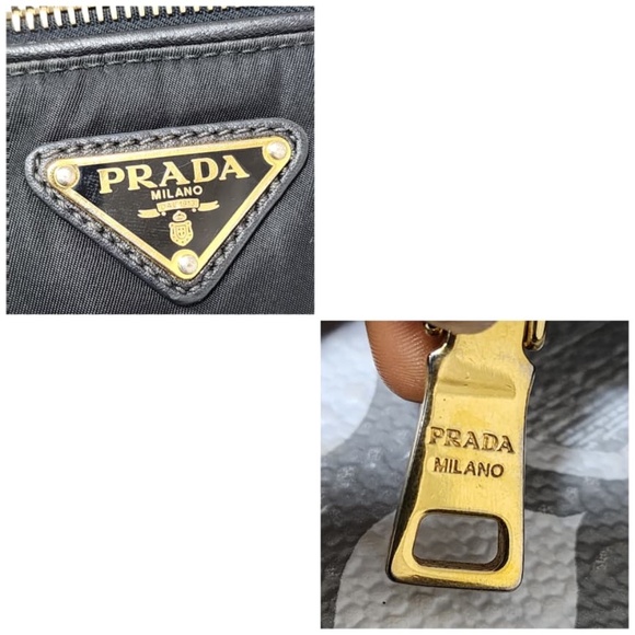 Authentic Prada Tessuto Nylon Hobo Shoulder Bag Black - Picture 11 of 12